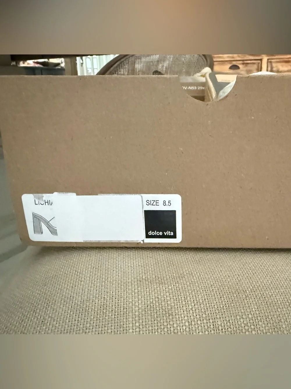NIB DOLCE VITA LICHIA HEELS NATURAL BEAUTIFUL VERSATILE WORN ONCE - Picture 10 of 10